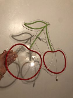 Cherry Neon LED Wall Sign Light