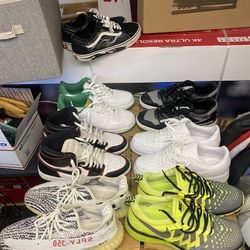 Size 10.5/11 Sneaker Lot Yeezy Jordan Vans Nike