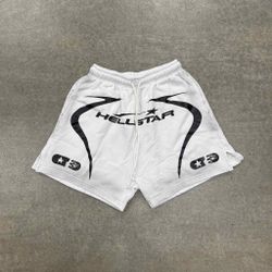 White Hellstar Shorts (Large)