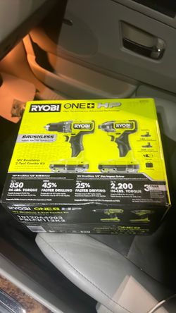 RYOBI 2tool combo kit