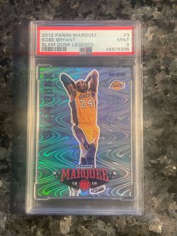 2012 Panini Marquee Slam Dunk Legends Kobe Bryant PSA 9