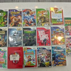 Bunch Of Nintendo Wii Games For Sale