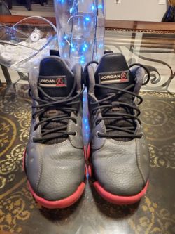Grey And Pink Jumpman Jordans