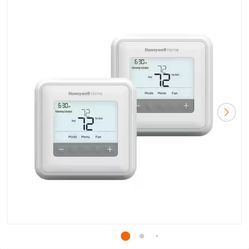 Honeywell T4 PRO 2-Day Programmable Thermostat, 1/Heat 1/Cool - (2-Pack), Universal Mounting