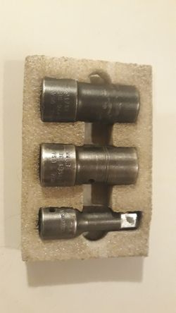 Cornwell 3 Piece 1/2" Drive Lug Nut Flip Socket Set