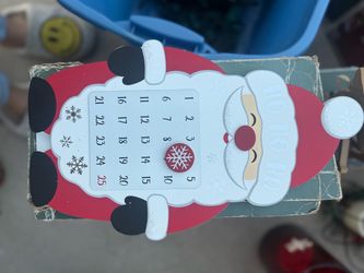 Christmas Calendar and frame