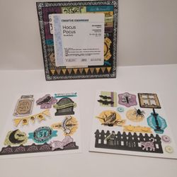 Halloween Paper And Stickers for scrapbooking or cards
