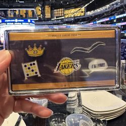 Lakers Game Pins Pack Of 5 From 1.21.25 Game,  LeBron’s Historic Triple Double Game!!!