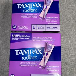 Tampax radiant 28ct
