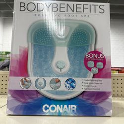 Conair Foot Spa With Massaging Bubbles & Heat - Pedicura/pie Spa Con Burbujas
New