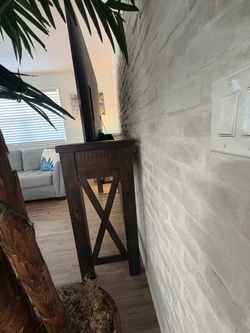 Wood bench