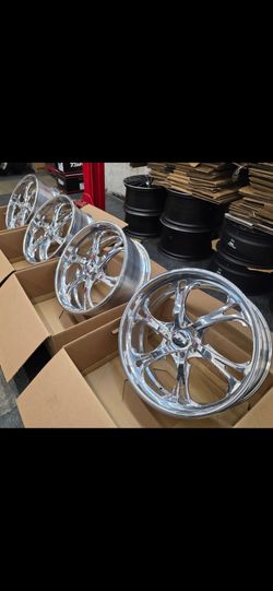 24" US Mag billets 24x10" polished chrome