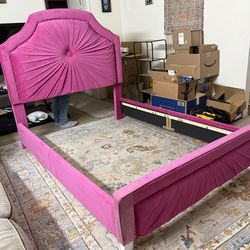 Full size Bed Frame + Box spring + Mattress