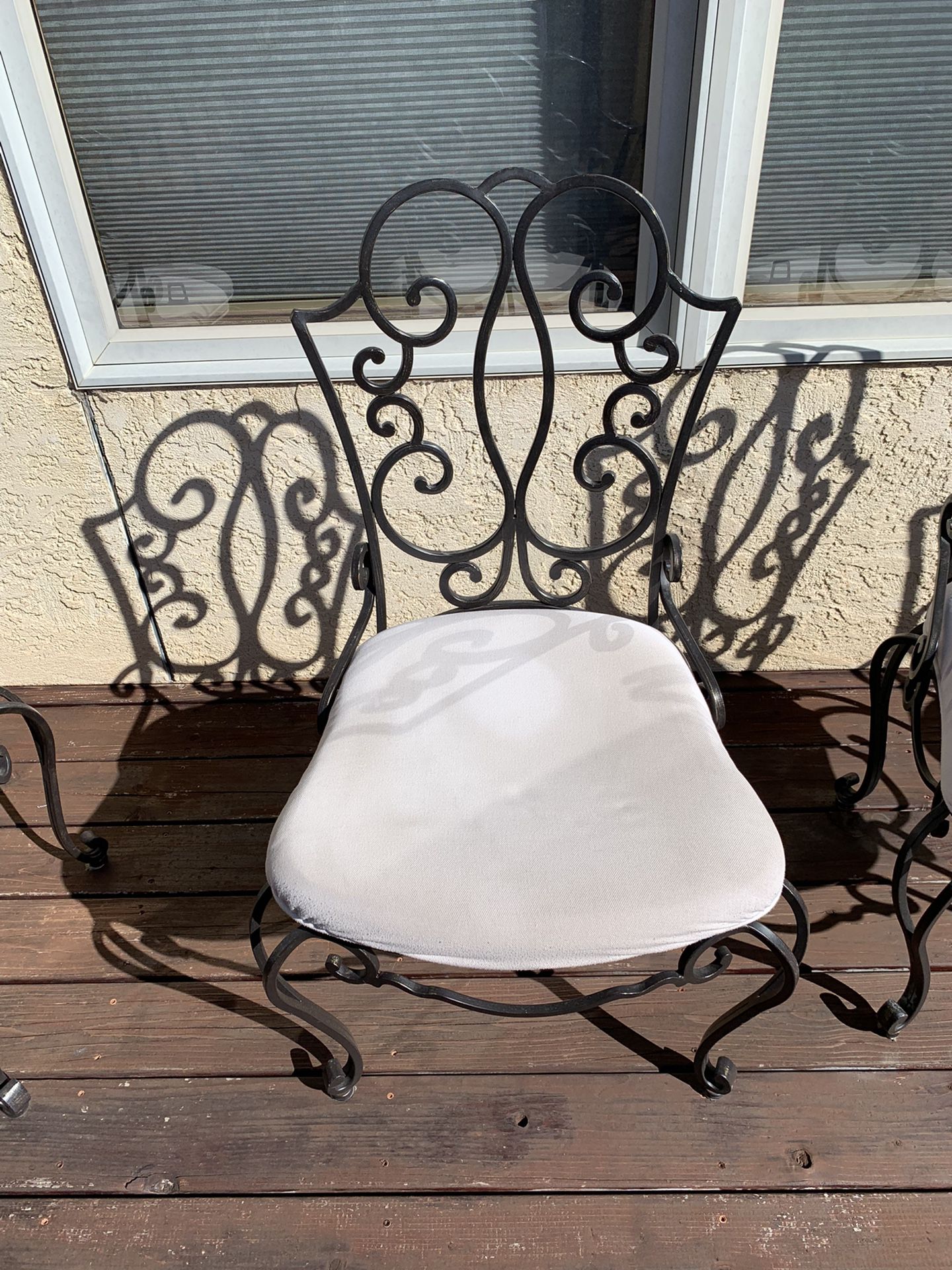 Wrought Iron Chairs For Outdoor Or Indoor