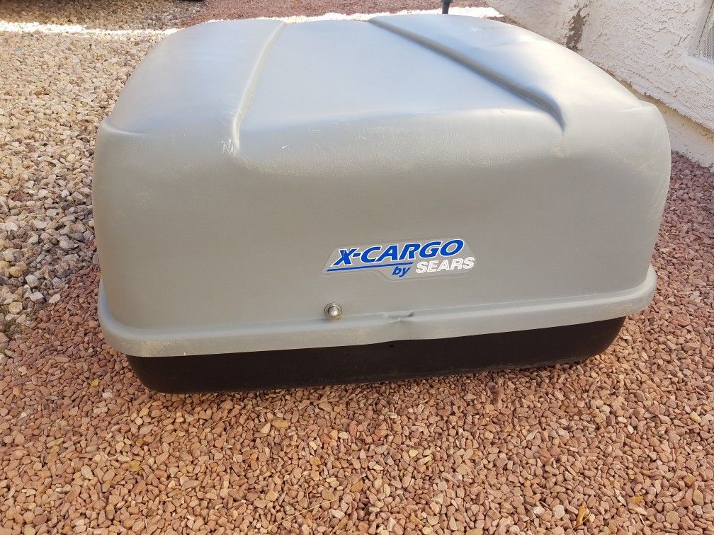 Sears XCargo cartop roof enclosed carrier (rack) for Sale in Las Vegas