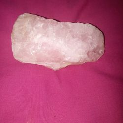 Rose Quartz Chunk And Pendulum 