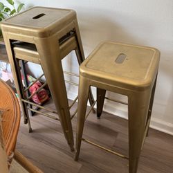 Gold Bar Stool