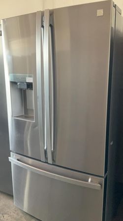 Kenmore 3-Door Stainless Steel Fridge
