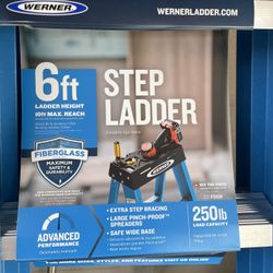 WERNER 6ftSTEP LADDER  🔥NEW 🔥$100 😎😎