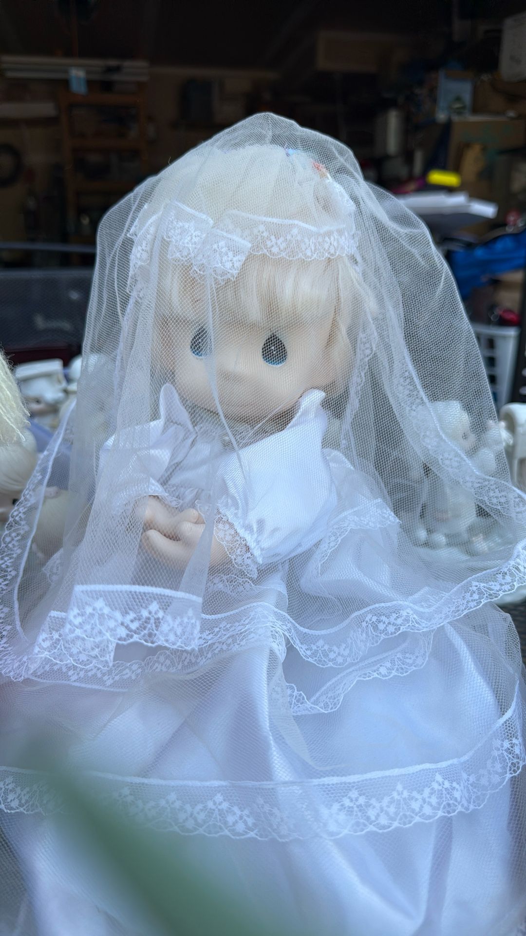 Precious Moments Jessie Blond Bride Doll Wedding Gir
