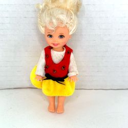 Vintage Kelly Doll in Ladybug Dress from Vintage Mattel “Kelly, little sister of Barbie, Fashion Avenue #16696”