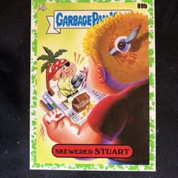 2022 TOPPS GPK BOOK WORMS #89b Skewered Stuart