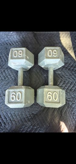 60lbs Dumbells Weights