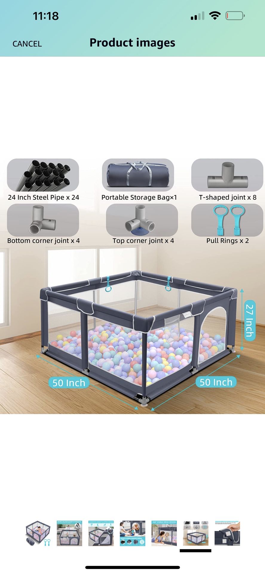 Baby/Toddler Playpen