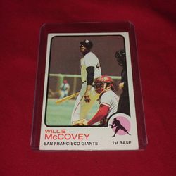 Vintage old 1973 Willie McCovey Baseball Card - Topps #410