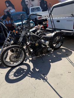 Old ironhead chopper parts