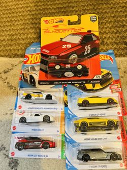 Hotwheels Nissan Car Lot 