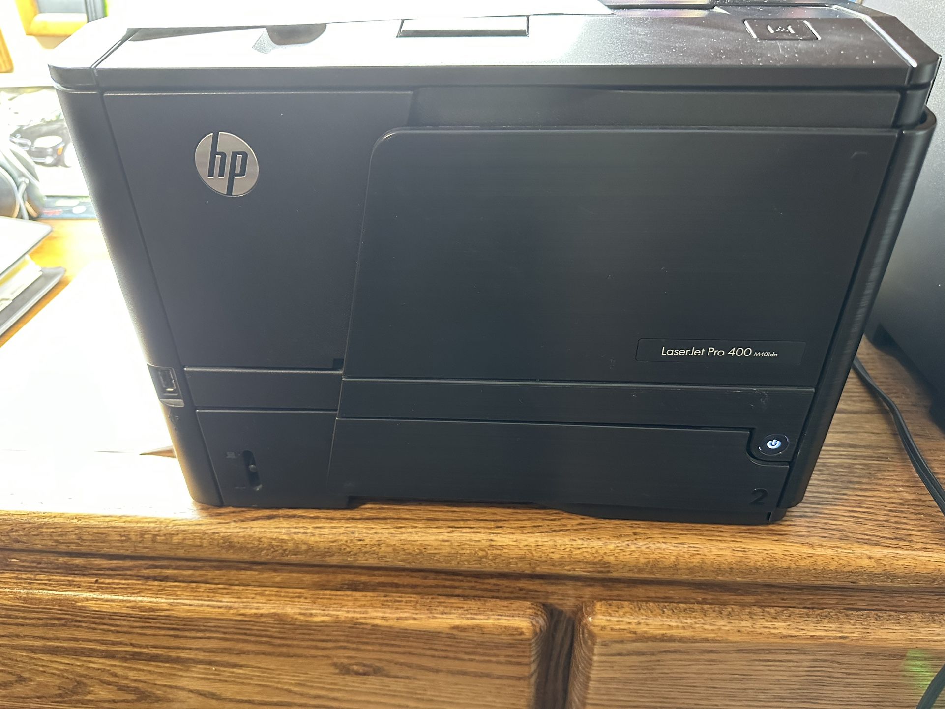 HP Laserjet Pro 400, model M401dn bronze monochrome printer