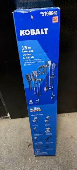 Kobalt 15 Piece Lawn and Garden K-Rail Kit