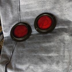 New Red Tail Light Reflectors Oem