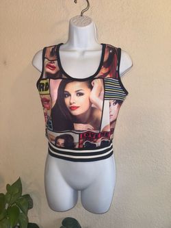 Woman crop top blouse size M