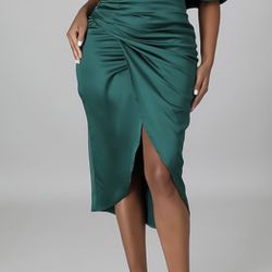 Medium  Emerald Green Maxi Dress