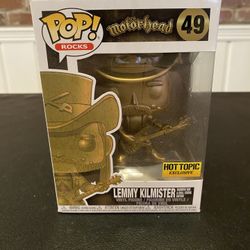 Motörhead Lemmy Kilmister Rainbow Bar & Grill Statue Edition Funko Pop 49