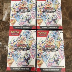 Pokemon Prismatic Evolutions Booster Bundle