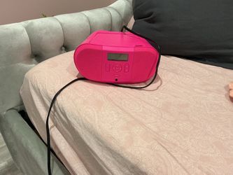 Pink cd player
