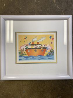 Valerie Hermant Signed Lithograph Art