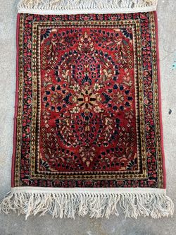 Persian Handmade Vintage Saroukh Rug