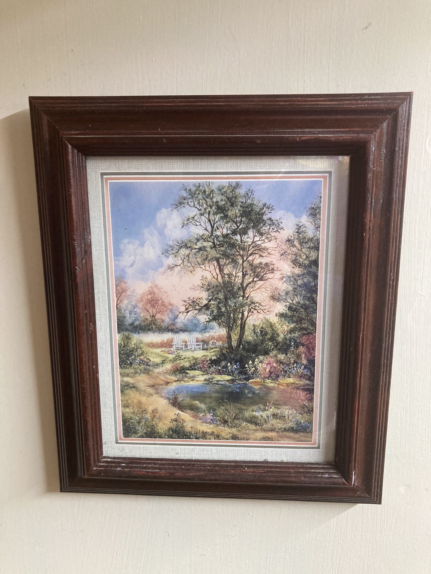 Beautiful Framed Countryside Artwork