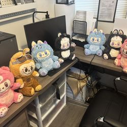 7 Pcs Labubu Plushies
