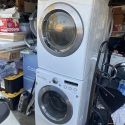 Lg Stackable Washer and has dryer W27 D31 H78