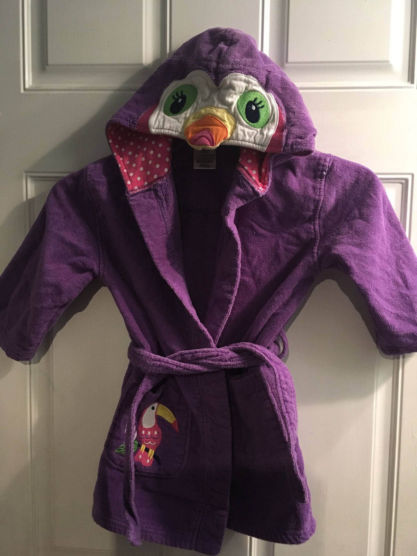 Purple Parrot Robe
