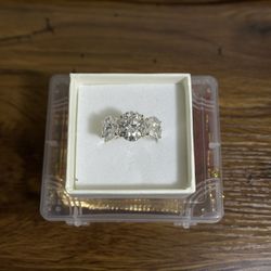 3 Headed Engagement Ring (2/2ct Stone) & (1/ 5ct Stone)