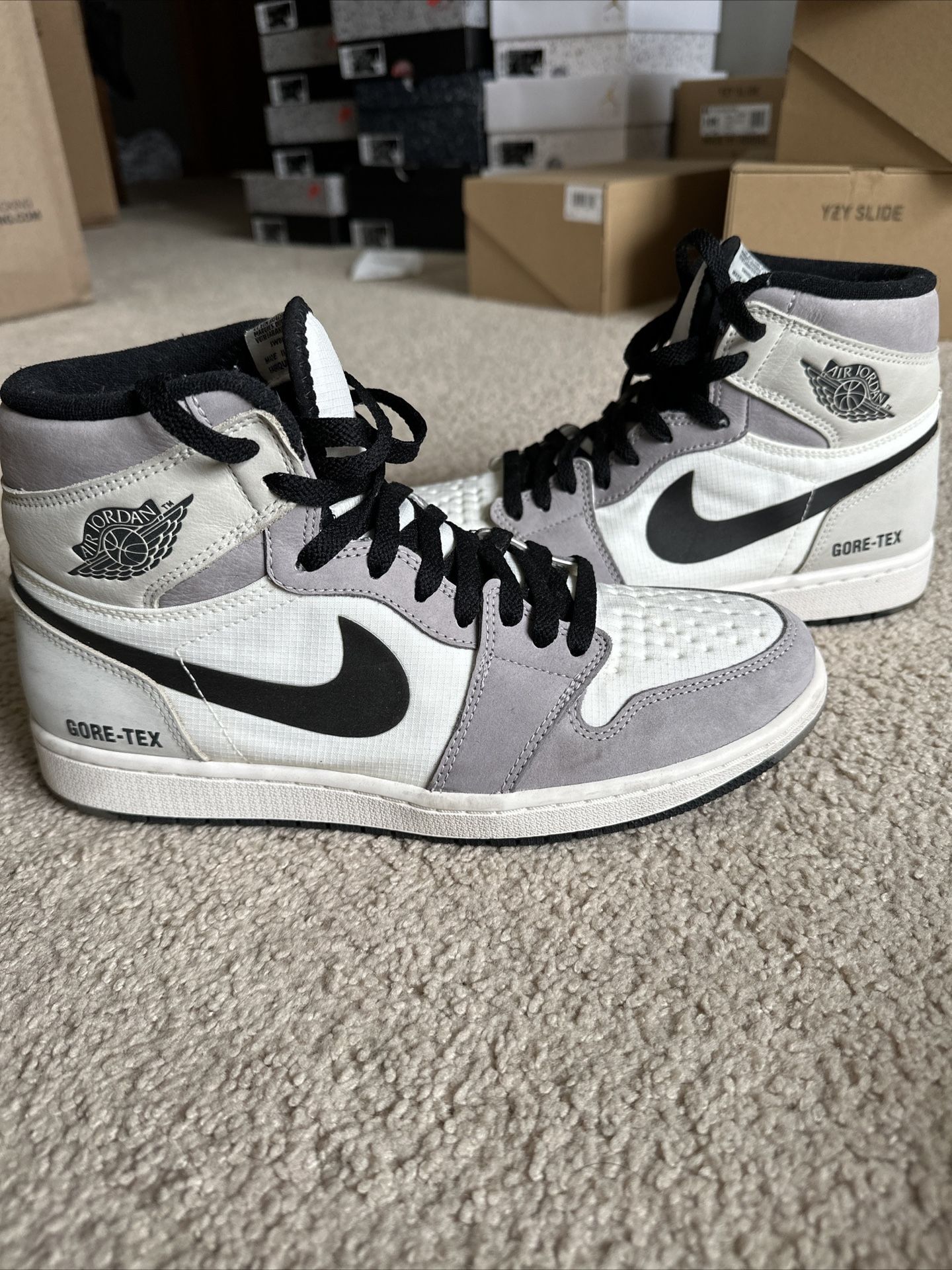 Jordan 1 Goretex Light Bone Size 9.5 Lightly Used