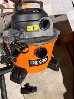 Ridgid 6 gallon shop vac vacuum 3.5 hp wet dry