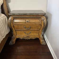 King Size Bed Frame And 2 - Night Tables