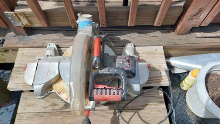 Husky Compressor And Miter Saw